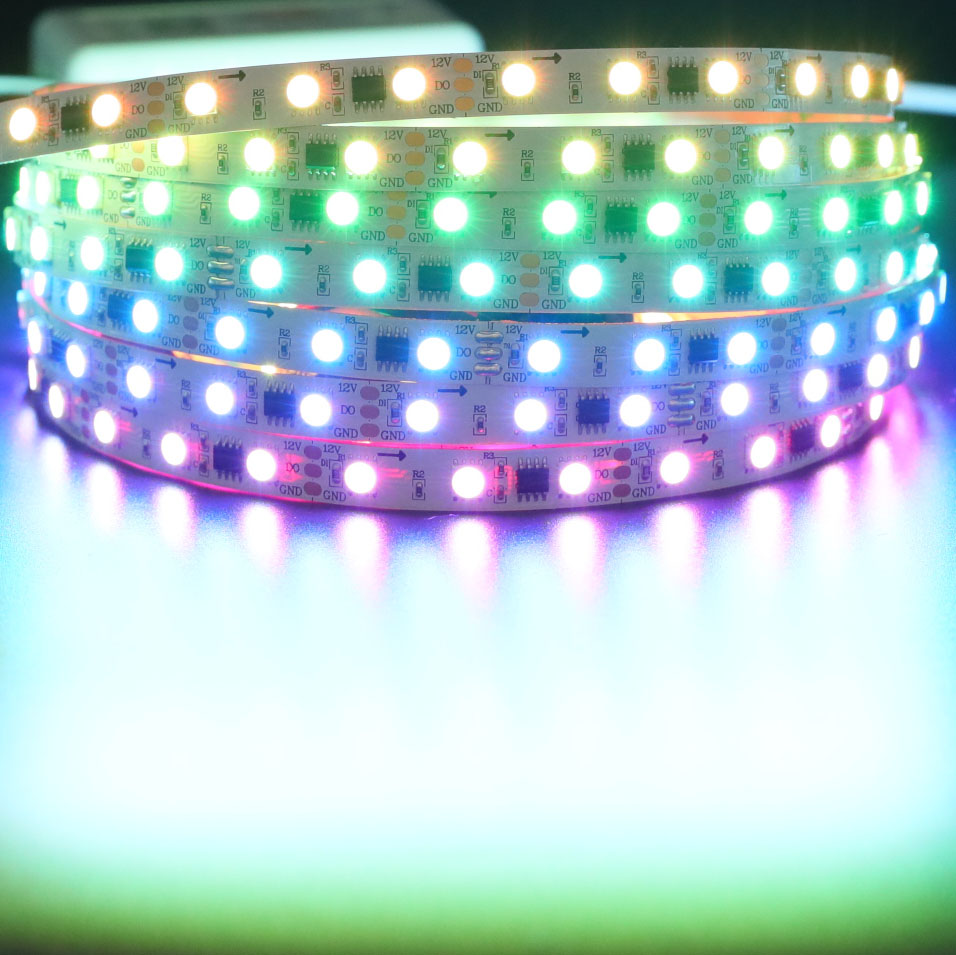 SM16704 Addressable RGBW Dream Color LED Strip Lights 60LEDs/m 12/24V SM16704 Addressable RGBW Dream Color LED Strip Lights 60LEDs/m 12/24V